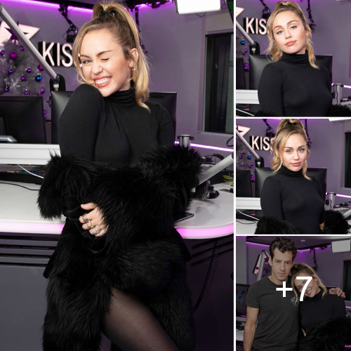 Miley Cyrus Brings Her Infectious Energy to the Kiss FM Studios in London